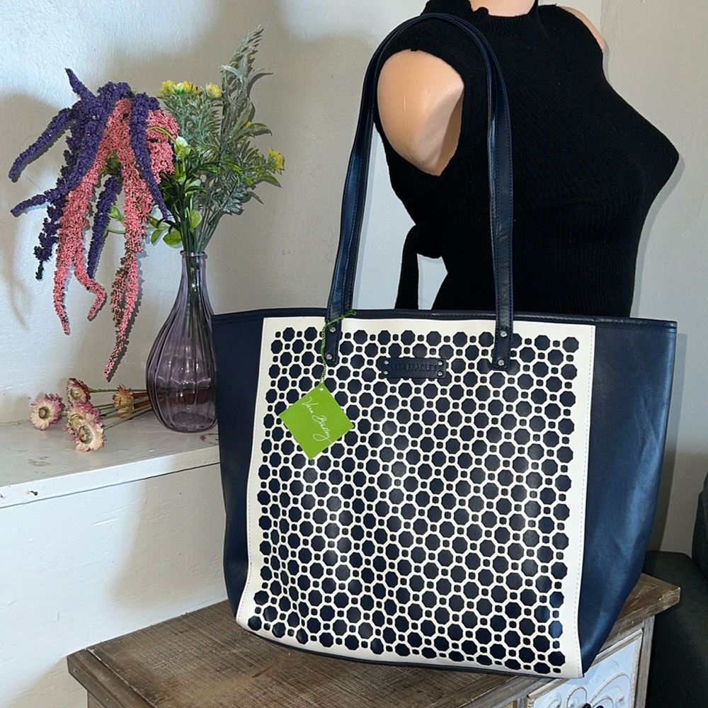 Vera Bradley Geometric Honeycomb Work Tote